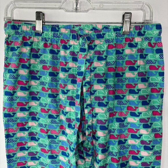 Vineyard Vines Girls Multi Color Whale Print House Pajama Pants Size XXS - Picture 2 of 9